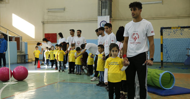 Bayburt'ta özel eğitim öğrencilerine ''Minik Sporcular'' projesi