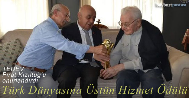 Fırat Kızıltuğ'a 'Türk Dünyasına Üstün Hizmet Ödülü' verildi