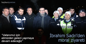 İbrahim Sadri'den polise moral ziyareti