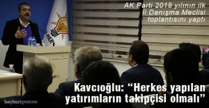 AK Parti Bayburt İl Danışma Meclis Toplantısı yapıldı