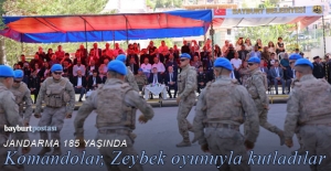 Jandarma Komandoların Zeybek Oyunu göz doldurdu
